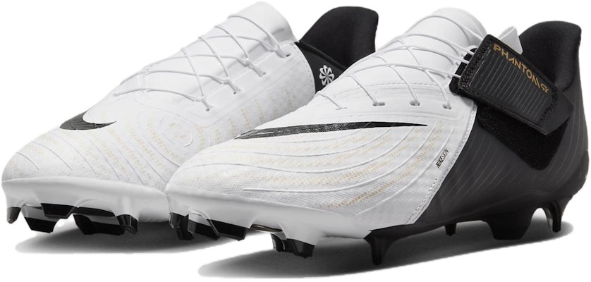 Nike Phantom GX 2 Academy EasyOn MG 'White Black Metallic Gold' FD6724-100 Cheap Nike Phantom GX 2 Academy EasyOn MG 'White Black Metallic Gold' FD6724-100