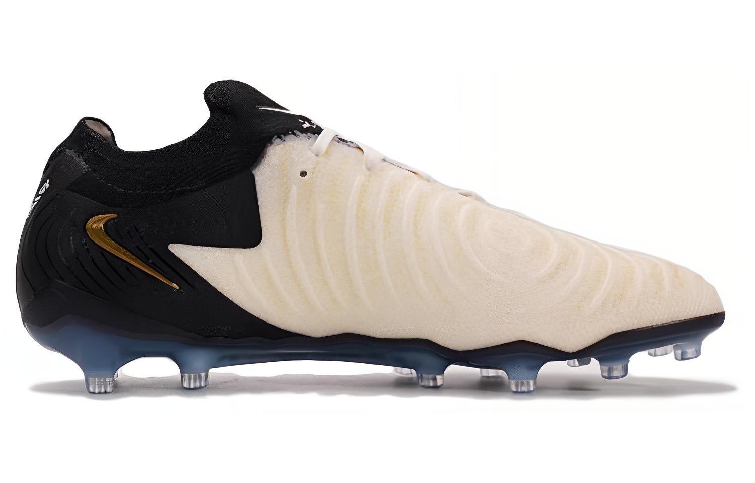 Order Nike Phantom GX 圓頭繫帶 AG（膠質短釘） 減震耐磨 足球鞋 男款 白黑色