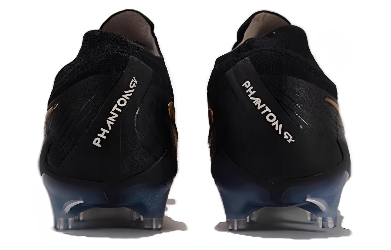 Lookbook Nike Phantom GX 圓頭繫帶 AG（膠質短釘） 減震耐磨 足球鞋 男款 白黑色