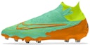 Buy 耐吉 Phantom GX Elite 高端高幫 抗衝擊減震耐磨吸汗 足球釘鞋 男款 綠色