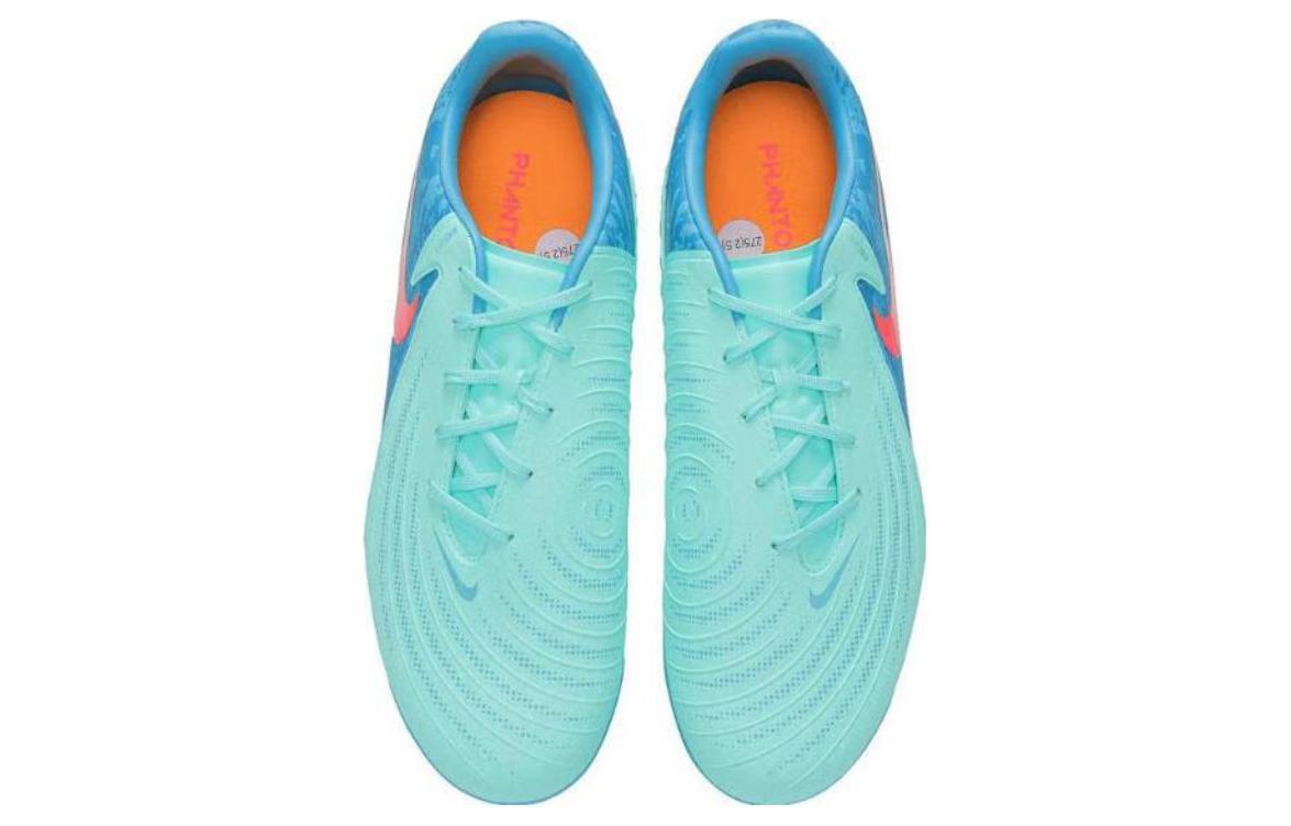Lookbook Nike PHANTOM GX II ACADEMY LV8 AG 人造草地萬用 減震耐磨 足球鞋 男款 藍綠