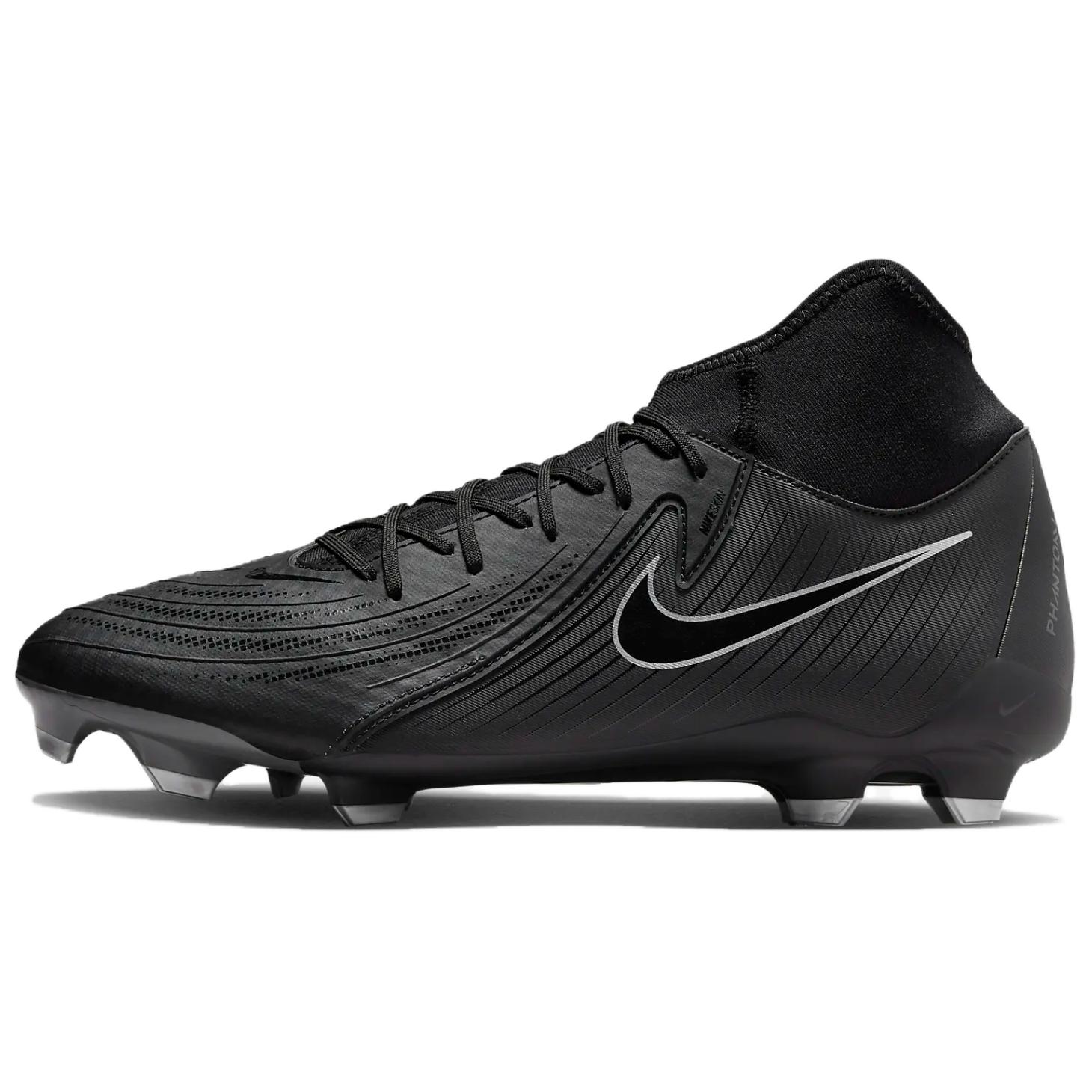 Nike Phantom Luna 2 Academy MG Black Soccer Cleats – Durable & Cushioned. FD6725-001