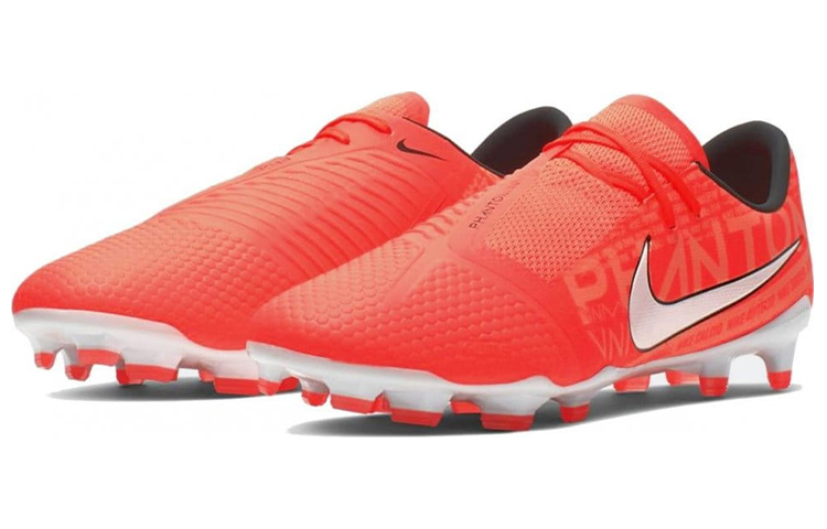 Lookbook 耐吉 Phantom Venom Pro FG 硬地足球鞋 男女同款 橘色