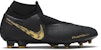 Nike Phantom Vision Elite DF FG 'Hitam Emas Metalik Vivid' AO3262-077