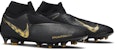 Nike Phantom Vision Elite DF FG 'Hitam Emas Metalik Vivid' AO3262-077