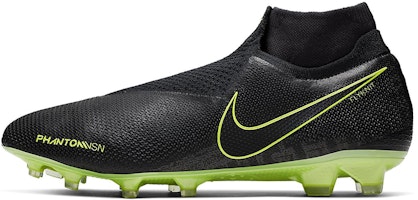 Nike Phantom Vision Elite DF FG 'Black Volt' AO3262-007 Nike Phantom Vision Elite DF FG 'Black Volt' AO3262-007