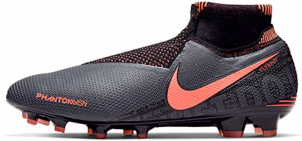 Nike Phantom Vision Elite DF FG 'Grey Bright Mango' AO3262-080 Nike Phantom Vision Elite DF FG 'Grey Bright Mango' AO3262-080