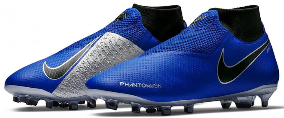 Nike Phantom VSN PRO DF FG 硬地足球鞋 藍色 Shop Nike Phantom VSN PRO DF FG 硬地足球鞋 藍色