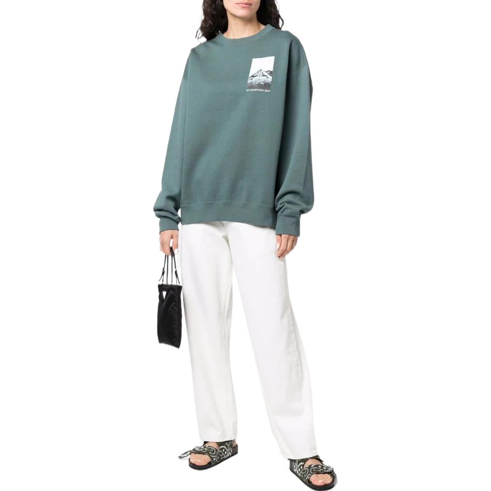 Nike Photo Print Crewneck Long Sleeve Sweatshirt Unisex Navy Blue DJ1590-384 圖 3