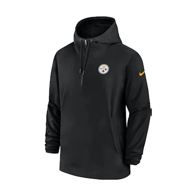 Nike Pittsburgh Steelers Sideline Logo Hoodie Jacket Black 00MI00A7L-EU6