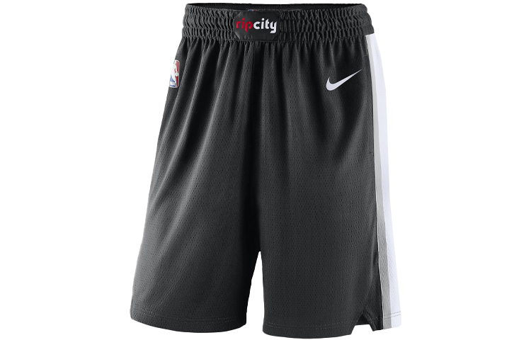 Nike Portland Trail Blazers Icon Edition NBA Fan Basketball Shorts Black Mens AJ5644-010