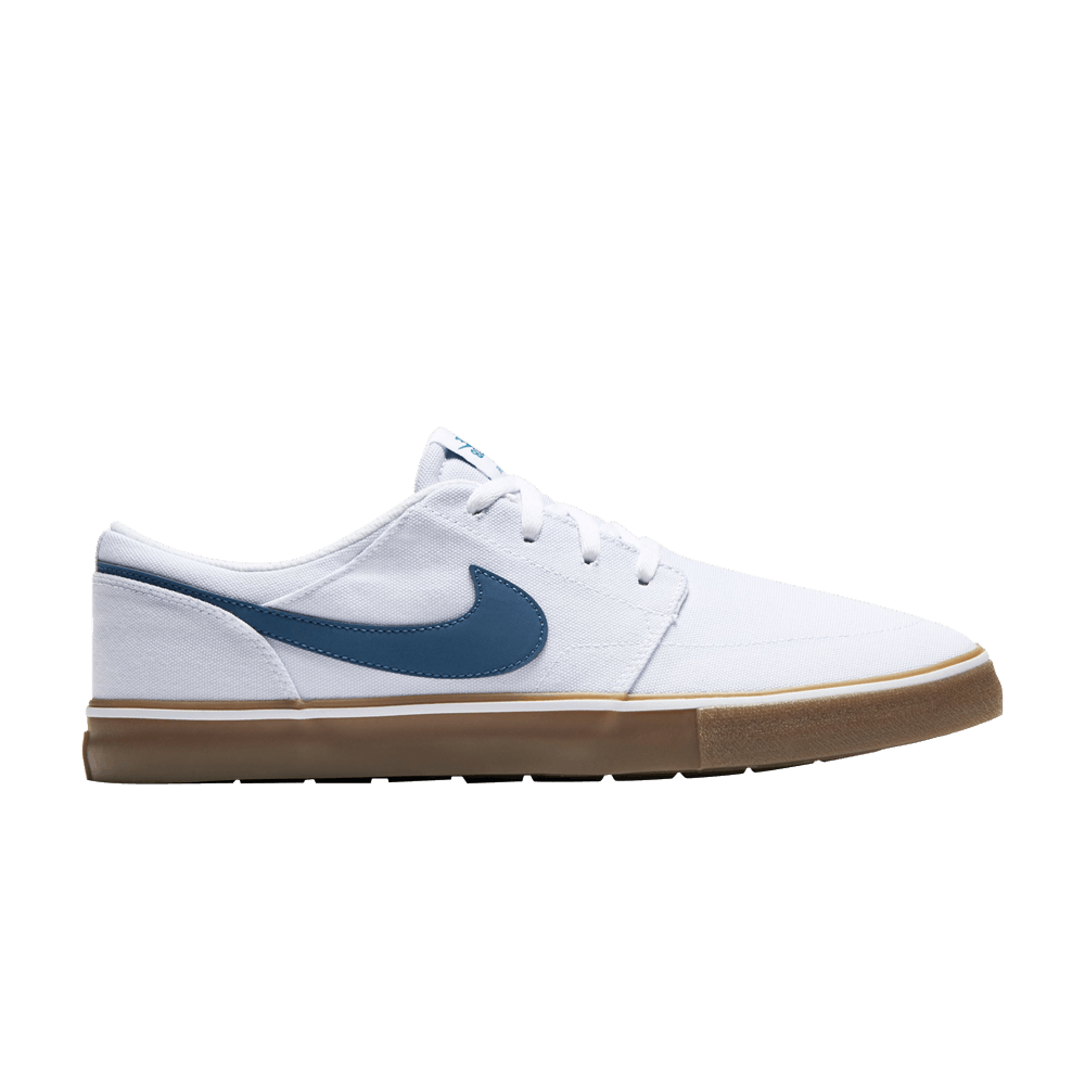 Nike Portmore 2 Solar Canvas SB 'White Industrial Blue Gum' 880268-149