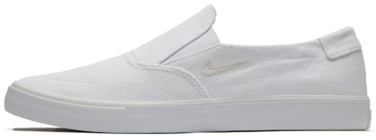 Nike Portmore 2 Solarsoft Slip On Canvas SB 'White' AH3364-100 Nike Portmore 2 Solarsoft Slip On Canvas SB 'White' AH3364-100
