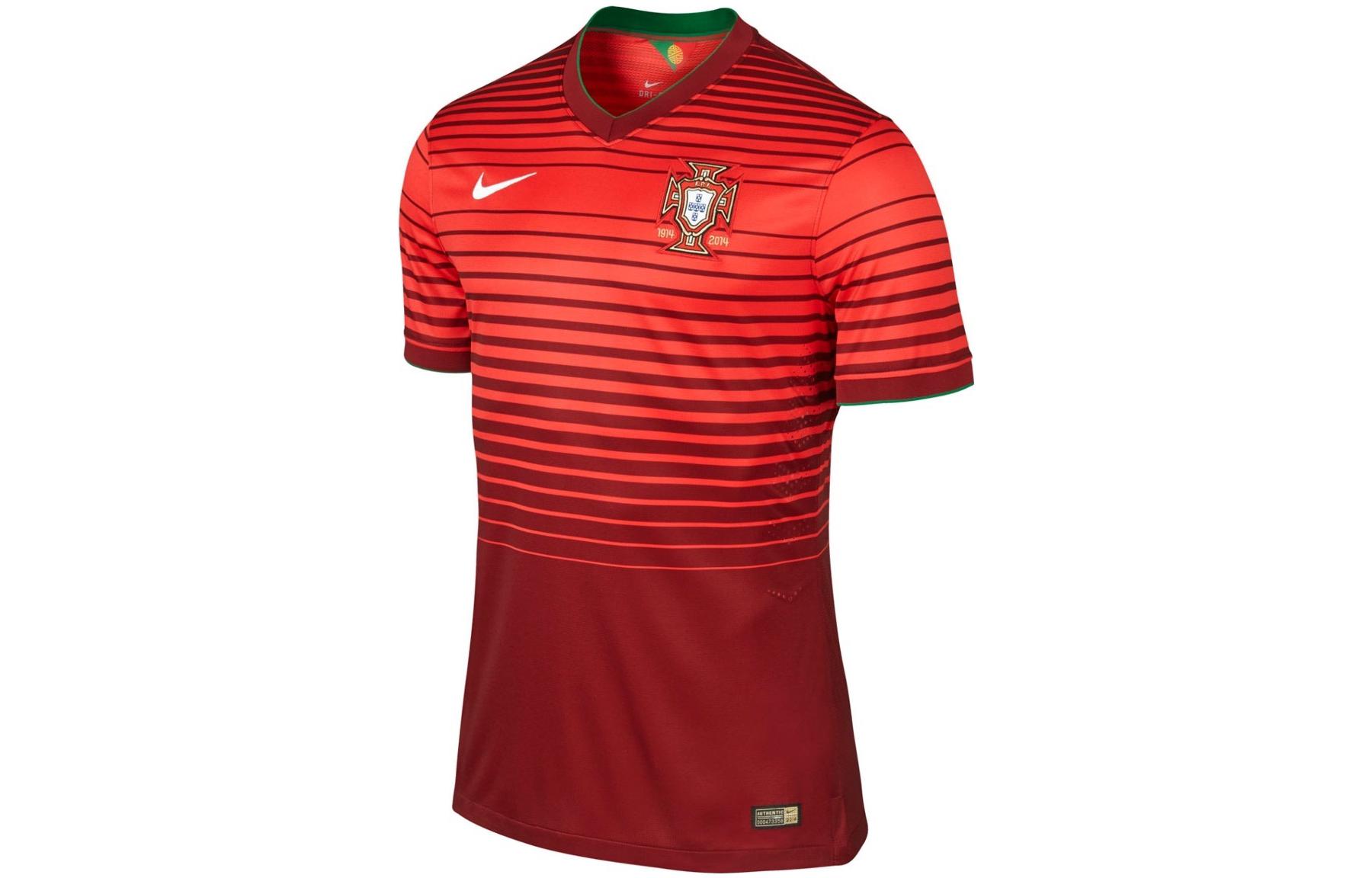 Nike Portugal 2014 World Cup Player Version Vintage Red Soccer Jersey Men 577975-677
