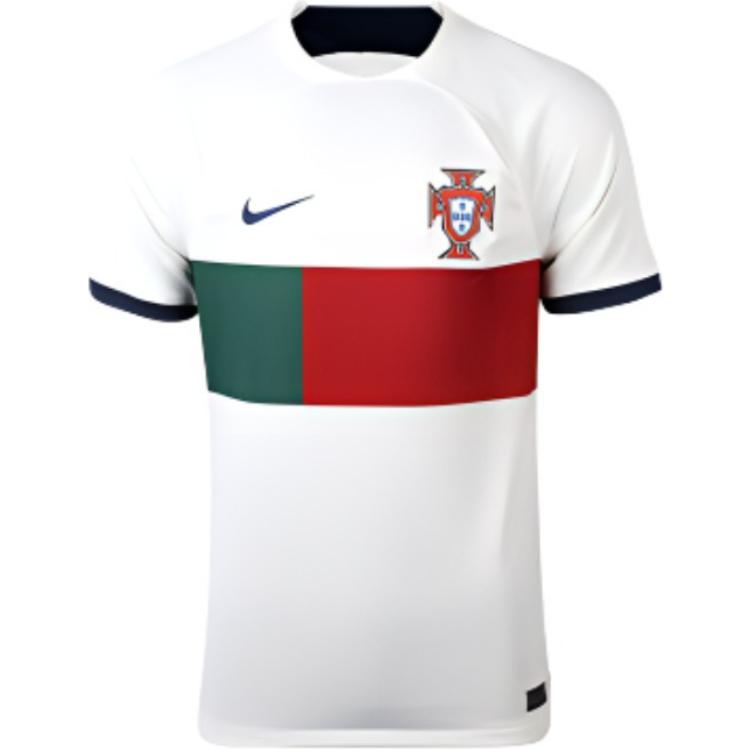 Order 나이키 포르투갈 2022 월드컵 어웨이 ADV 매치 저지 화이트 레트로 축구 셔츠 DN0626-133