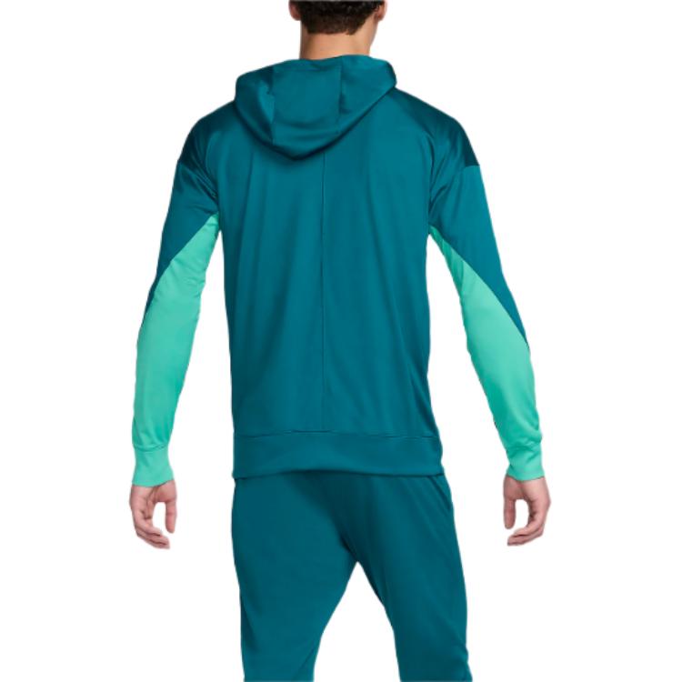 Shop Nike 葡萄牙Strike排汗長袖外套 青藍色。 FJ2352-381