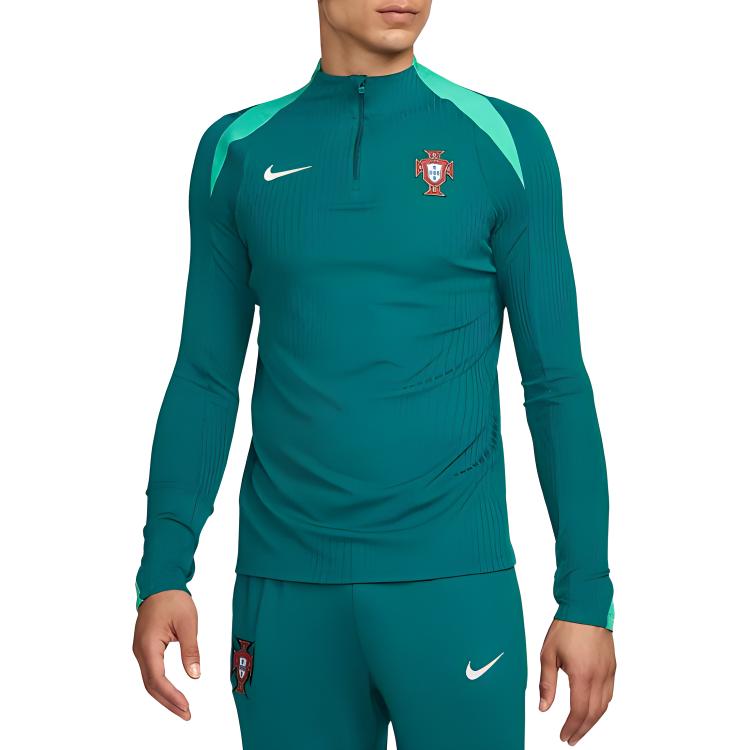Order 耐克葡萄牙Strike Elite Dri-FIT ADV长袖足球球衣蓝绿色 FJ1929-381