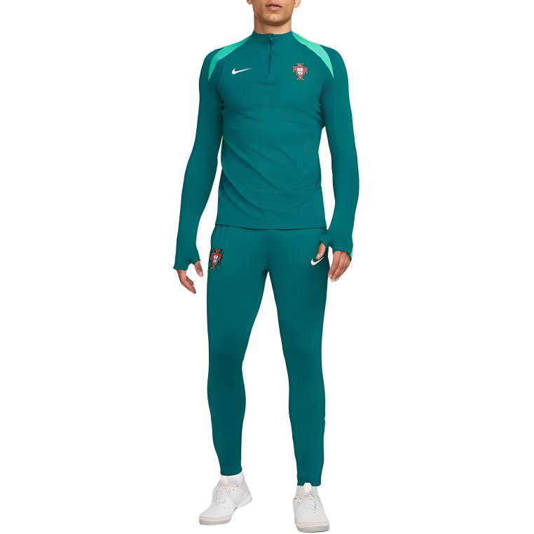Shop 耐克葡萄牙Strike Elite Dri-FIT ADV长袖足球球衣蓝绿色 FJ1929-381