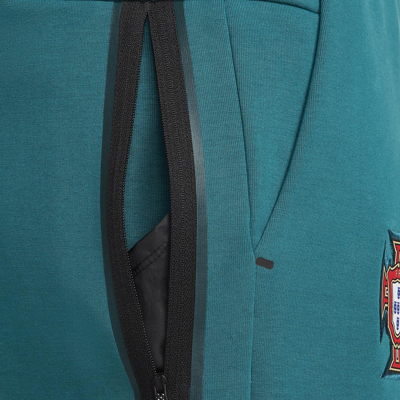 Purchase Nike 葡萄牙Tech Fleece刺繡錐形慢跑褲 藍色長褲 FJ8286-381