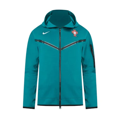 Nike Portugal Tech Fleece Windrunner Jacket Crystal Cave Blue. FZ5829-381