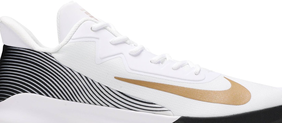 Nike Precision 4 低筷 實戰籃球鞋 男款 白黑金 Order Nike Precision 4 低筷 實戰籃球鞋 男款 白黑金
