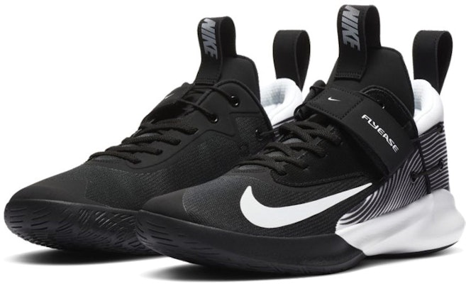Nike Precision 4 FlyEase 'Black White' CV3450-001 Lookbook Nike Precision 4 FlyEase 'Black White' CV3450-001