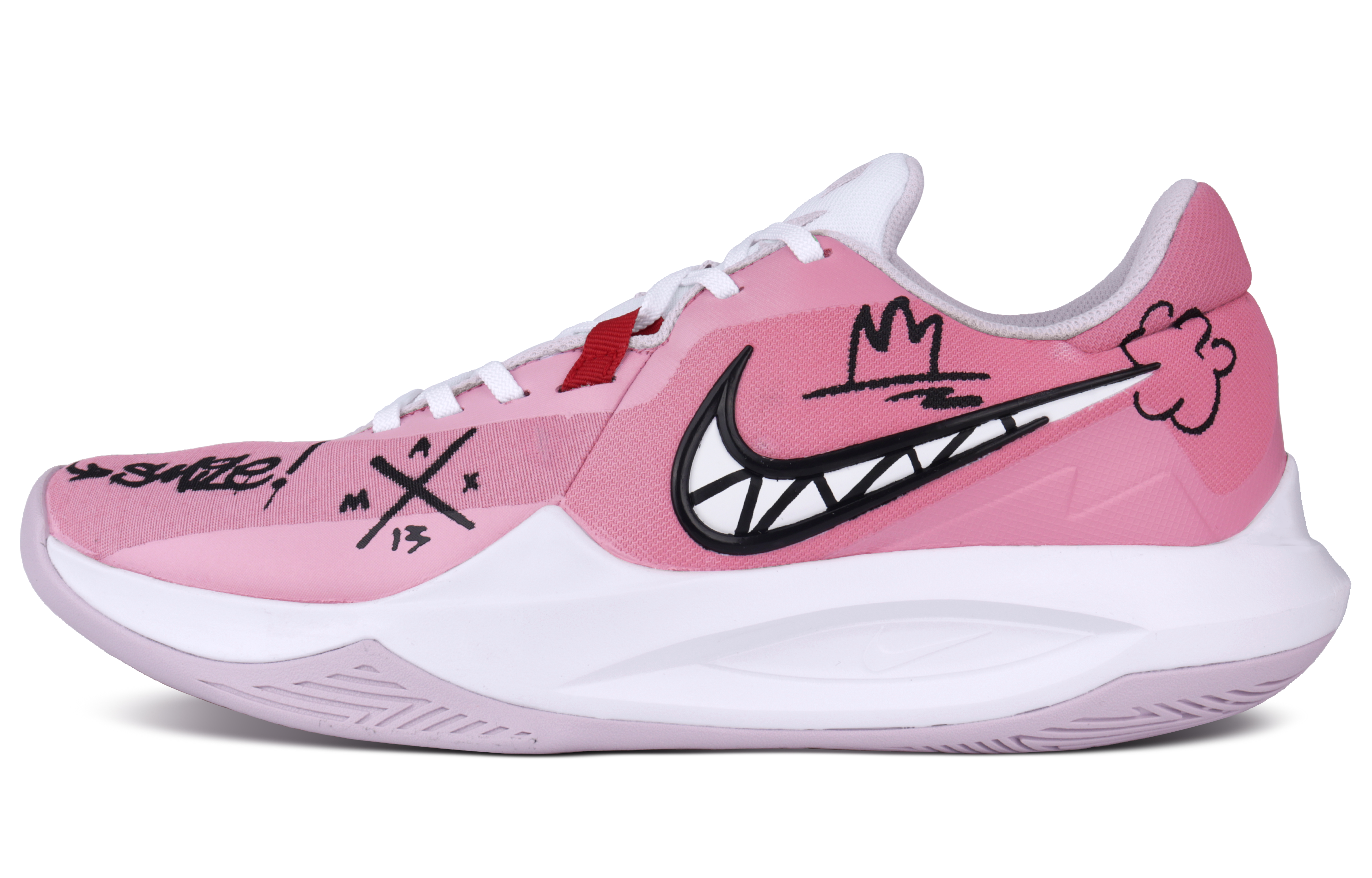 Nike Precision 6 "Love Diary" Pink Black Low-Top Basketball Shoes . DD9535-100 (Team238 - Love Diary)