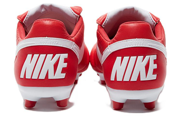 Shop Nike Premier 2 FG 硬地足球鞋 紅白色