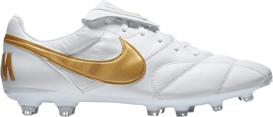 Nike premier 2.0 hot sale gold and white