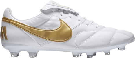 Nike Premier 2 FG 'White Metallic Gold' 917803-107 Nike Premier 2 FG 'White Metallic Gold' 917803-107