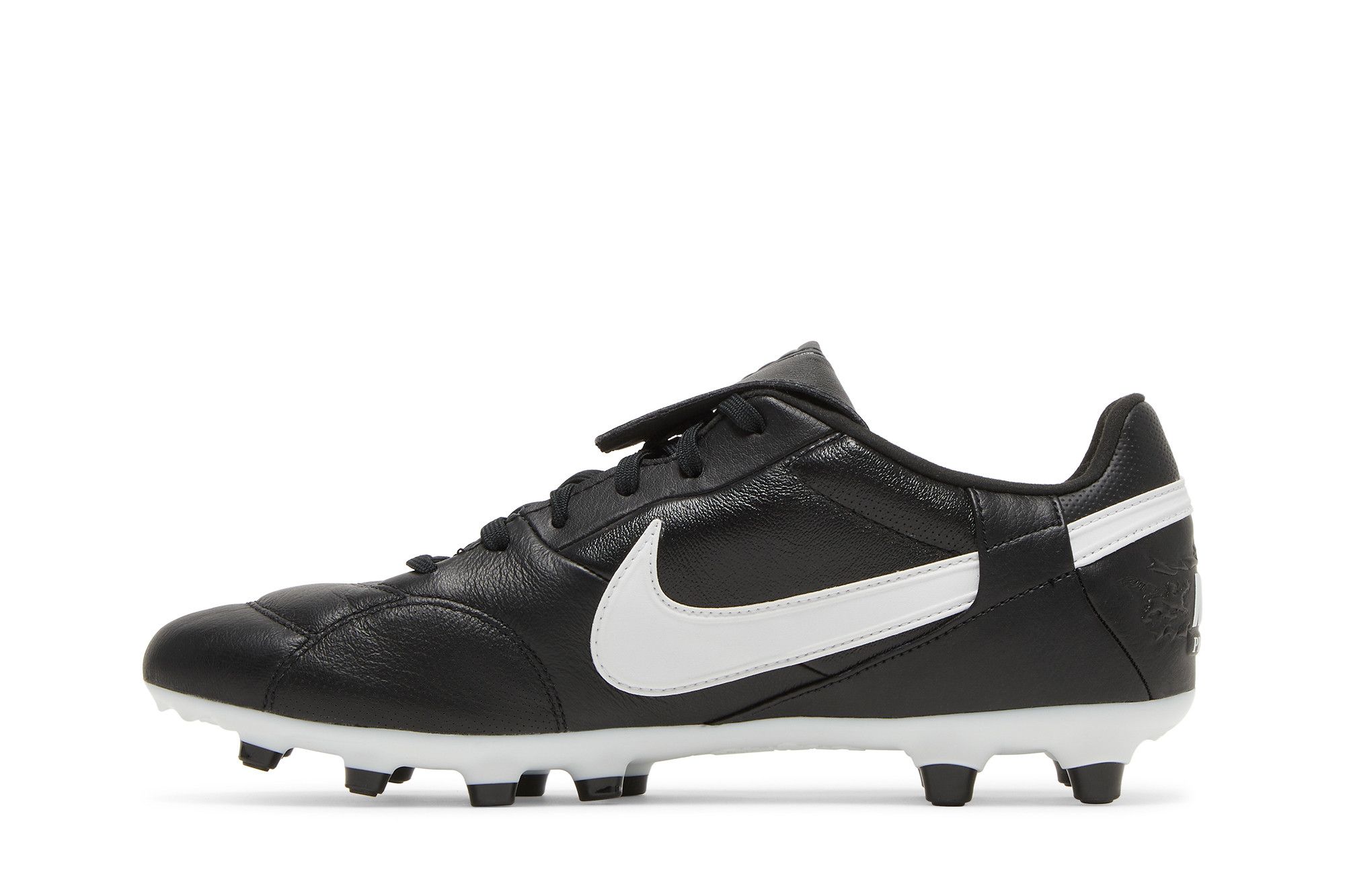 Shop Nike Premier:3 FG 袋鼠皮 硬地場低筒足球鞋 黑色