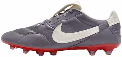 Nike Premier 3 Low FG 'Light Graphite Varsity Red' HM0265-003 Nike Premier 3 Low FG 'Light Graphite Varsity Red' HM0265-003