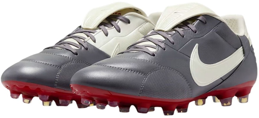 Nike Premier 3 Low FG 'Light Graphite Varsity Red' HM0265-003 Order Nike Premier 3 Low FG 'Light Graphite Varsity Red' HM0265-003