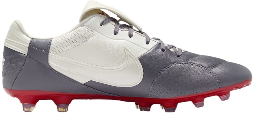 Nike Premier 3 Low FG 'Light Graphite Varsity Red' HM0265-003 Details for Nike Premier 3 Low FG 'Light Graphite Varsity Red' HM0265-003