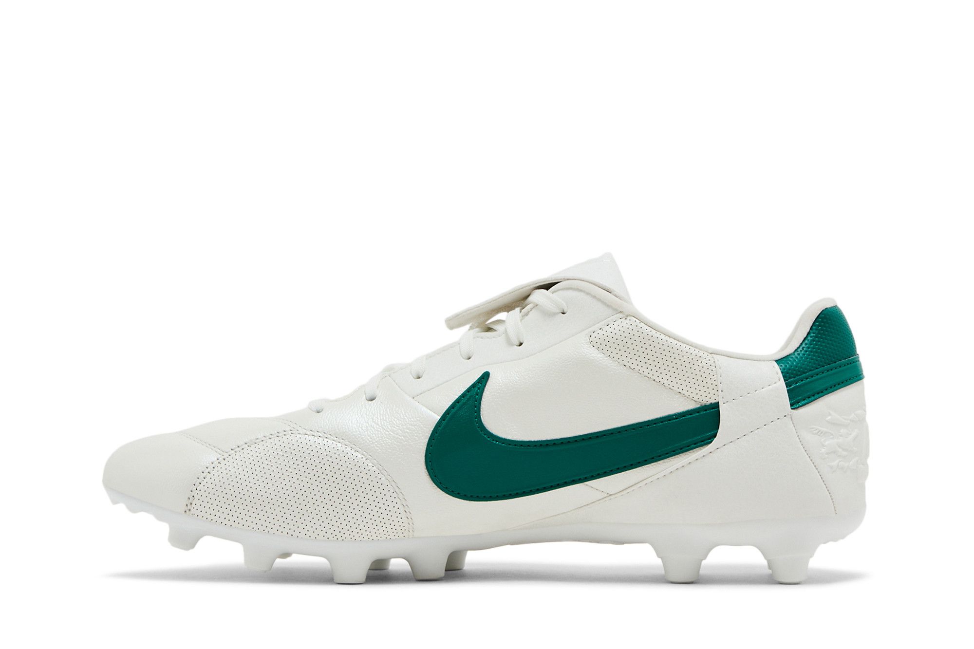 Shop ナイキ プレミア 3 LOW FG 白/ミスティックグリーン HM0265-102