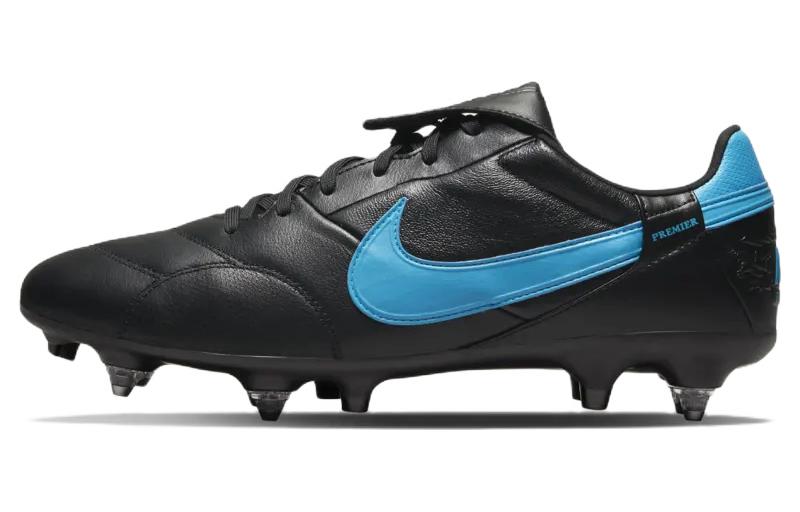 Nike Premier 3 SG-PRO Anti-Clog Traction 'Black Blue' AT5890-040