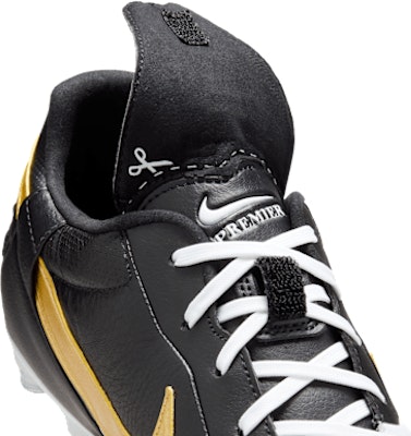 Nike Premier 3 Soccer Shoes White/Black/Metallic Gold HM0265-174 2