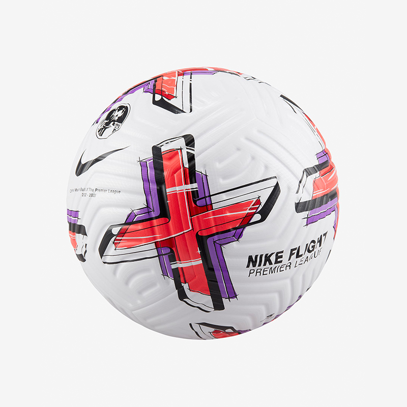 Lookbook 耐克英超联赛Flight足球白色5号球 橡胶缝合 男女通用 DN3602-101