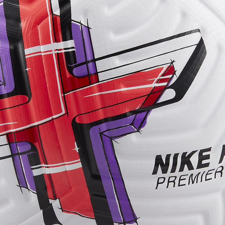 Shop 耐克英超联赛Flight足球白色5号球 橡胶缝合 男女通用 DN3602-101