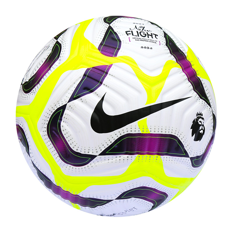 Nike Premier League Flight Soccer Ball White/Yellow - Durable & Seamless Design FZ3033-100
