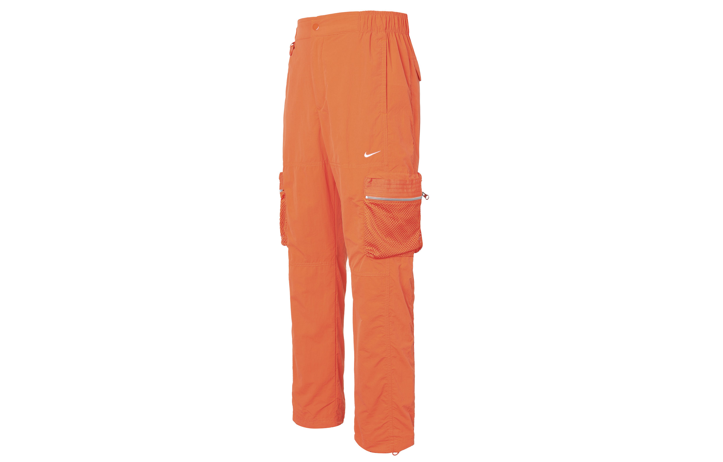 Nike Premium Orange Cargo Pants with Zippered Multi-Pockets for Men. DX7857-819