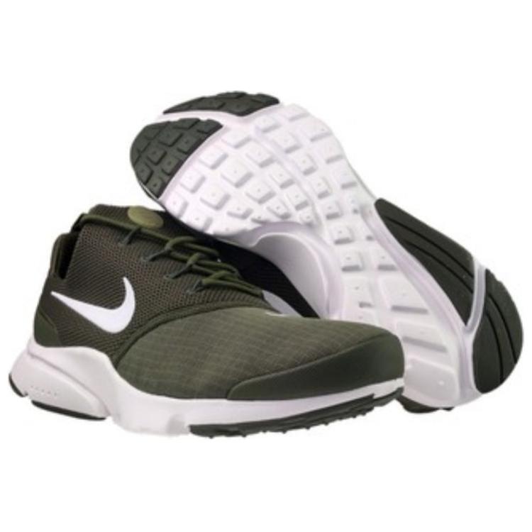 Shop ナイキ プレスト フライ カーゴカーキ 908019-302