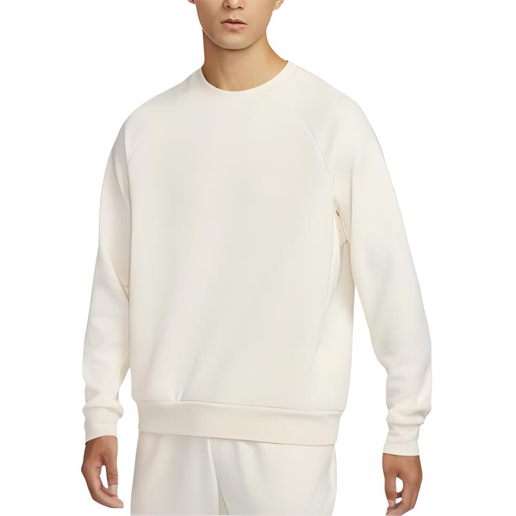 Nike Primary Dri-FIT Crewneck Sweatshirt Beige - Soft, Lightweight & Quick-Dry FZ0972-110