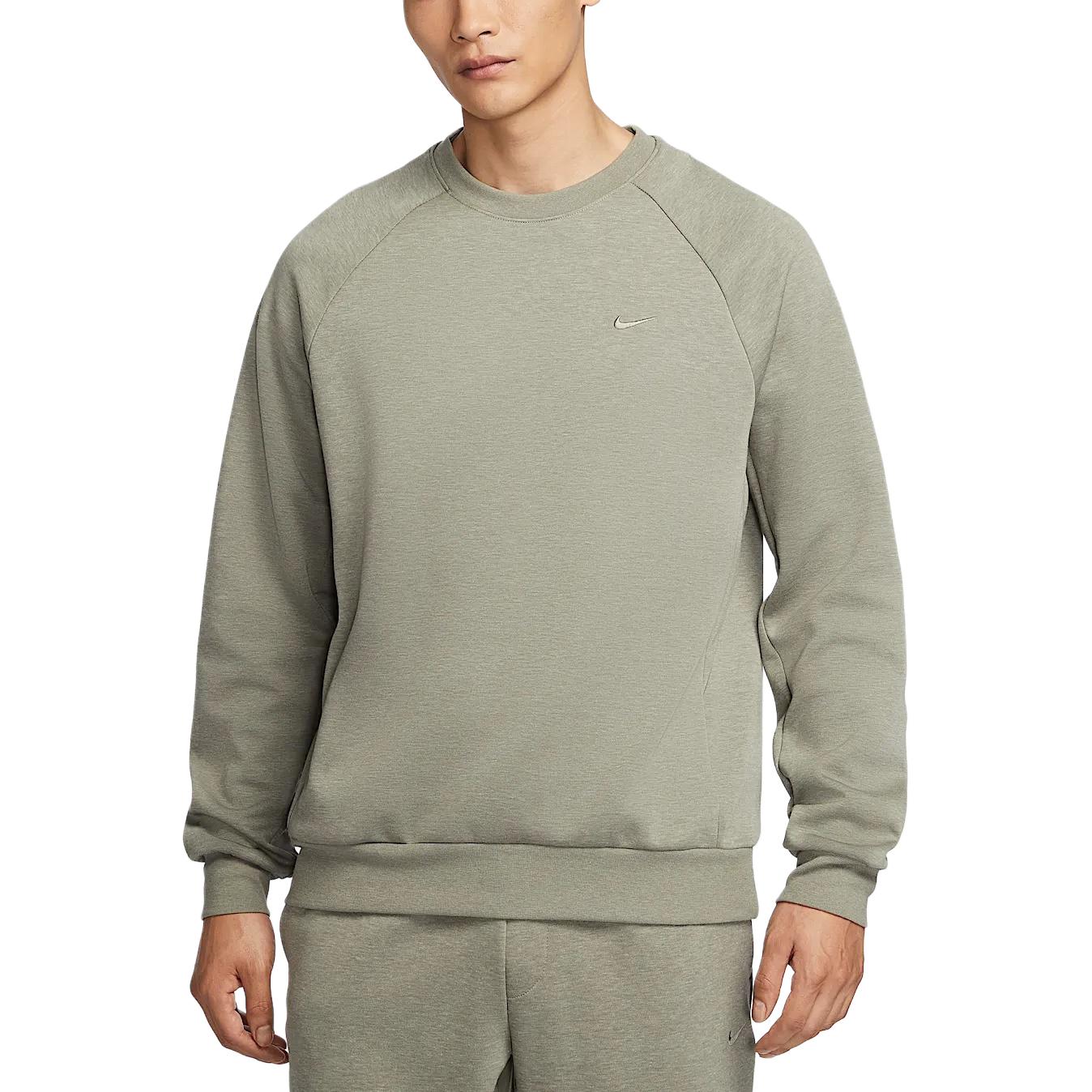 Nike Primary Dri-Fit UV Stretch Knit Crewneck Sweatshirt Men Army Green FZ0972-320