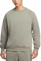 Nike Primary Dri-Fit UV Stretch Knit Crewneck Sweatshirt Men Army Green FZ0972-320 Nike Primary Dri-Fit UV Stretch Knit Crewneck Sweatshirt Men Army Green FZ0972-320