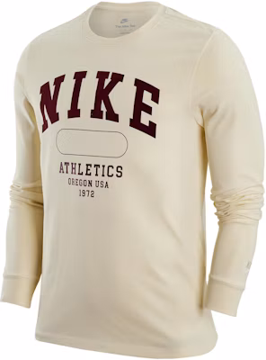 Nike Printed Casual Crewneck Long-Sleeve Tee Off-White FJ1173-113 Buy Nike Printed Casual Crewneck Long-Sleeve Tee Off-White FJ1173-113