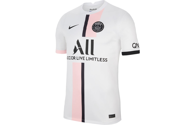 Nike PSG Away Football Jersey 21/22 Fan Edition White CV7902-101