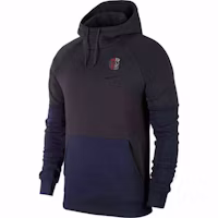 Nike PSG Fleece Pullover Varsity Sweatshirt Black/Grey AT4421-080 Nike PSG Fleece Pullover Varsity Sweatshirt Black/Grey AT4421-080