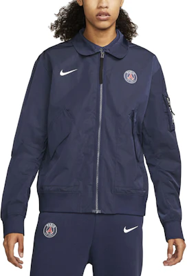 Nike PSG 徽標藍色飛行員夾克 - 巴黎聖日耳曼系列 DN1489-410 Order Nike PSG 徽標藍色飛行員夾克 - 巴黎聖日耳曼系列 DN1489-410