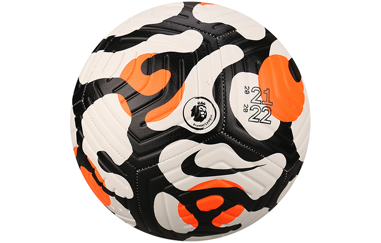 Nike PU 21-22 Premier League Logo Soccer Ball Black/White/Orange DC2210-100